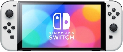 Игровая приставка Nintendo Switch OLED 64 ГБ, белый (HK)