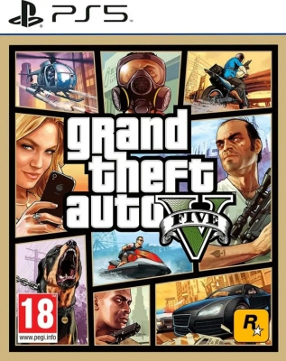 Игра Grand Theft Auto V для PlayStation 5 (дисковая версия, русская версия) PPSA 04263