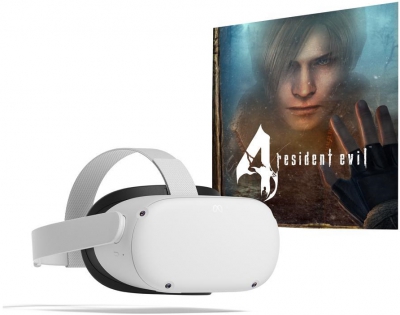 Шлем виртуальной реальности Oculus Quest 2, 128 GB + Resident Evil 4 bundle