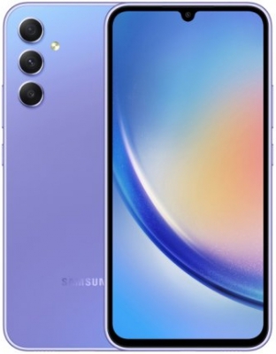 Samsung A34 5G 6/128 GB, Amazing Violet (лавандовый)