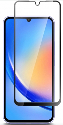 Защитное стекло CTI Full Glue для Samsung Galaxy A34 с рамкой (прозрачное)