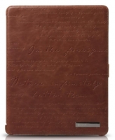 Чехол Zenus Masstige Lettering Diary для Apple iPad 2/3/4 коричневый
