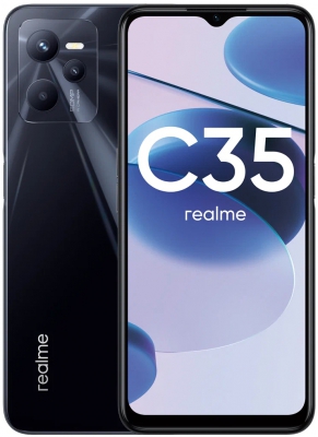 Realme C35 4/128 ГБ, черный