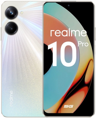 Realme 10 Pro 5G 8/256 ГБ, золотистый