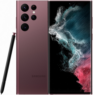 Samsung Galaxy S22 Ultra 12/256GB Burgundy (Бургунди) (царапина)