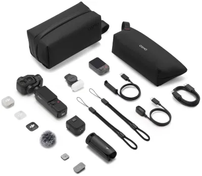Экшн-камера DJI Osmo Pocket 4P Vlog Combo, черный