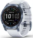 Спортивные часы Garmin Fenix 7X, Sapphire Solar титановый синий минерал DLC с белым ремешком Спортивные часы Garmin Fenix 7X, Sapphire Solar титановый синий минерал DLC с белым ремешком