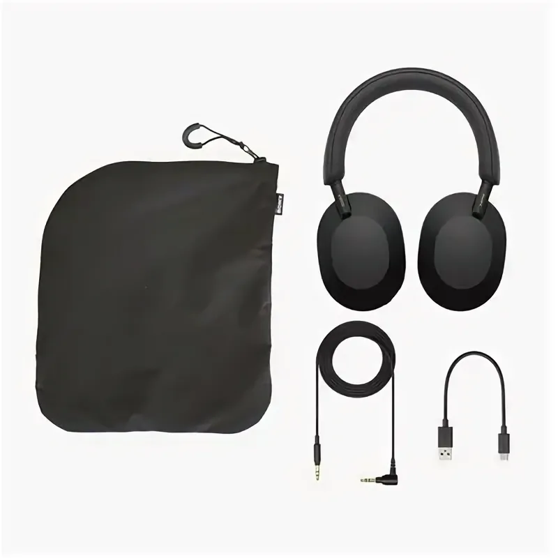 Беспроводные наушники Sony WH-1000XM5SA, черные (Black)