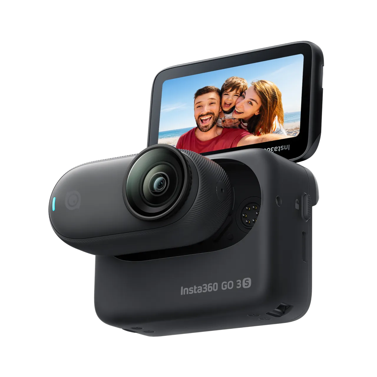 Экшн-камера Insta360 GO 3S 64GB Standard Bundle, черный