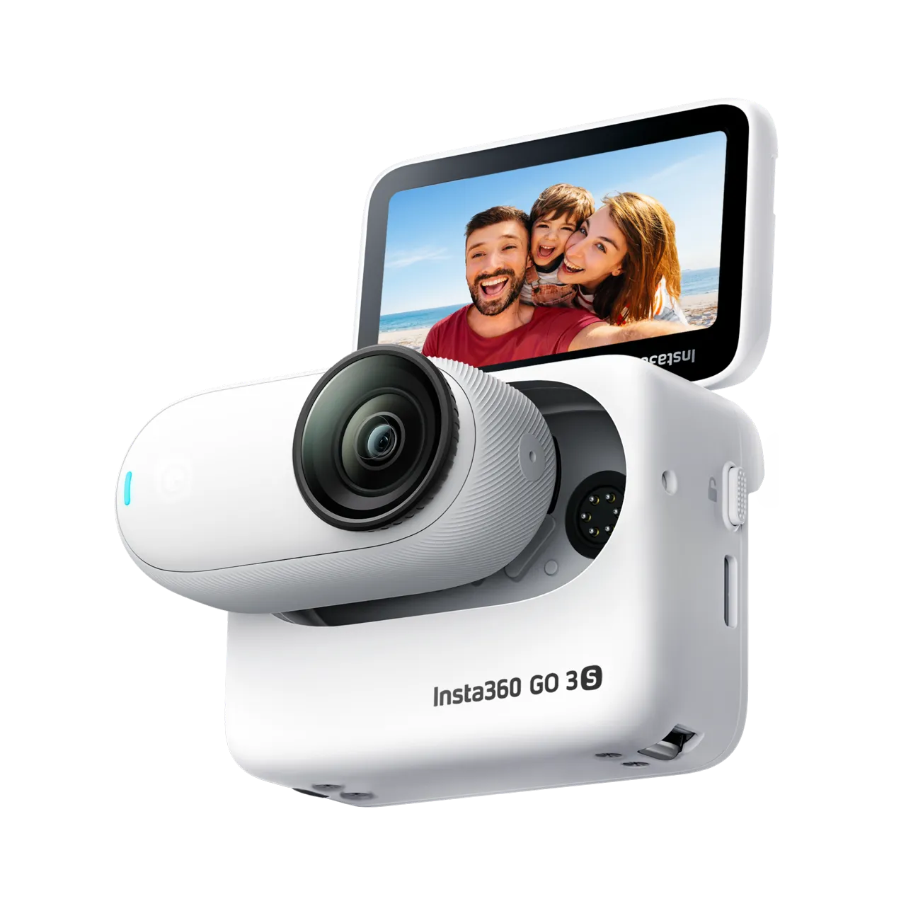 Экшн-камера Insta360 GO 3S 64GB Standard Bundle, белый