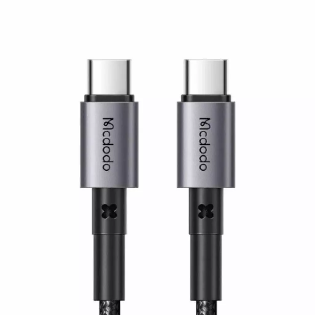 Кабель из износостойкой нейлоновой оплетки Mcdodo Type-C - Type-C 65W 1m CA-3130 (черный)