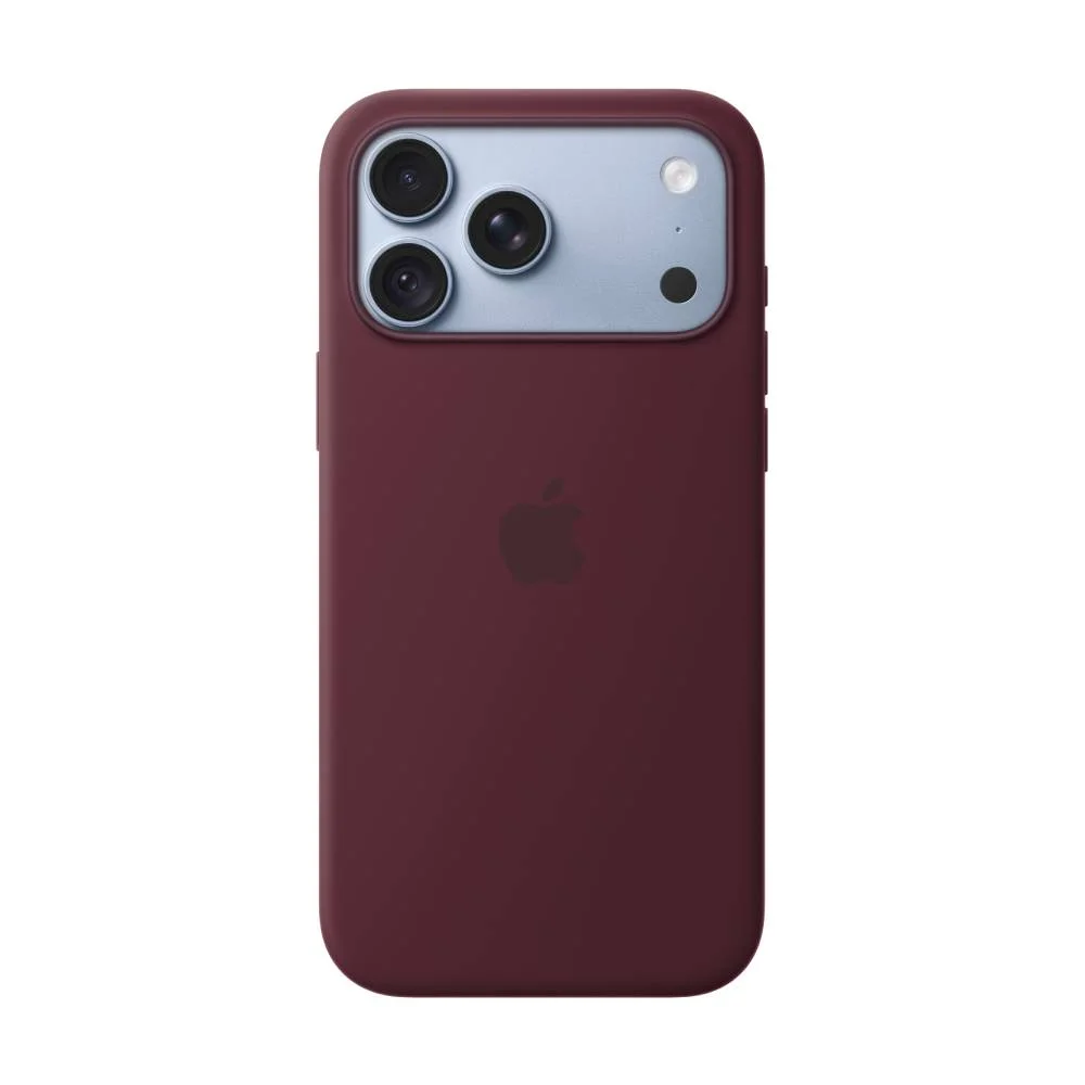 Чехол клип-кейс силиконовый Apple Silicone Case MagSafe для iPhone 18 Pro Max, цвет Burgundy, Бордовый (MK194)