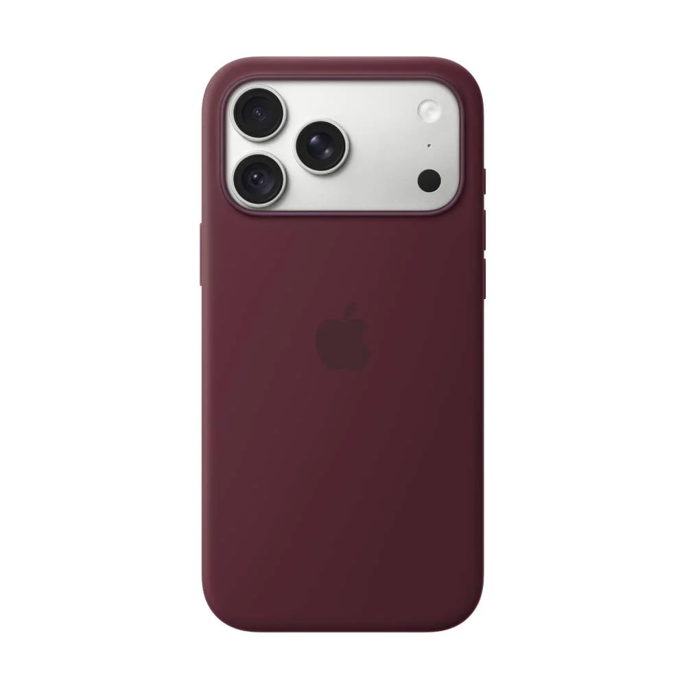 Чехол клип-кейс силиконовый Apple Silicone Case MagSafe для iPhone 18 Pro Max, цвет Burgundy, Бордовый (MK194)
