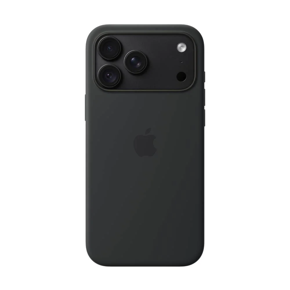 Чехол клип-кейс силиконовый Apple Silicone Case MagSafe для iPhone 18 Pro, цвет black, черный (MK8Y4)