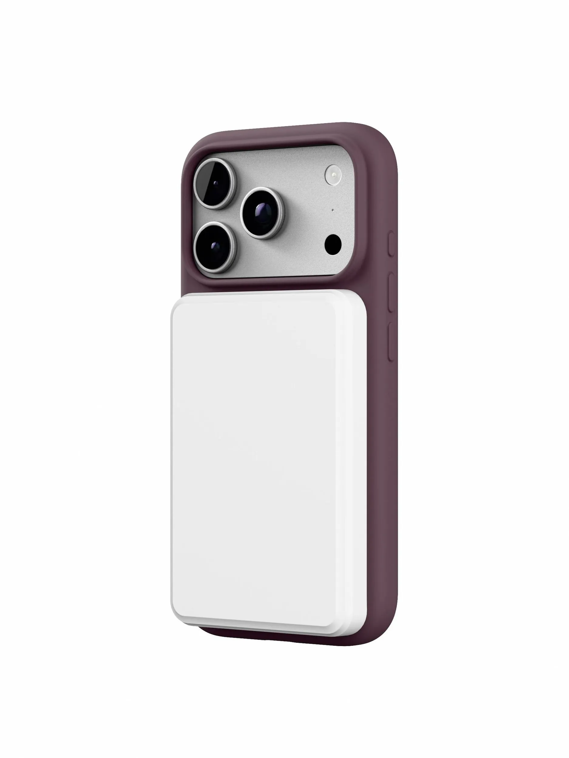 Чехол защитный VLP LITE Mist Case с MagSafe для iPhone 18 Pro (темно-вишневый)