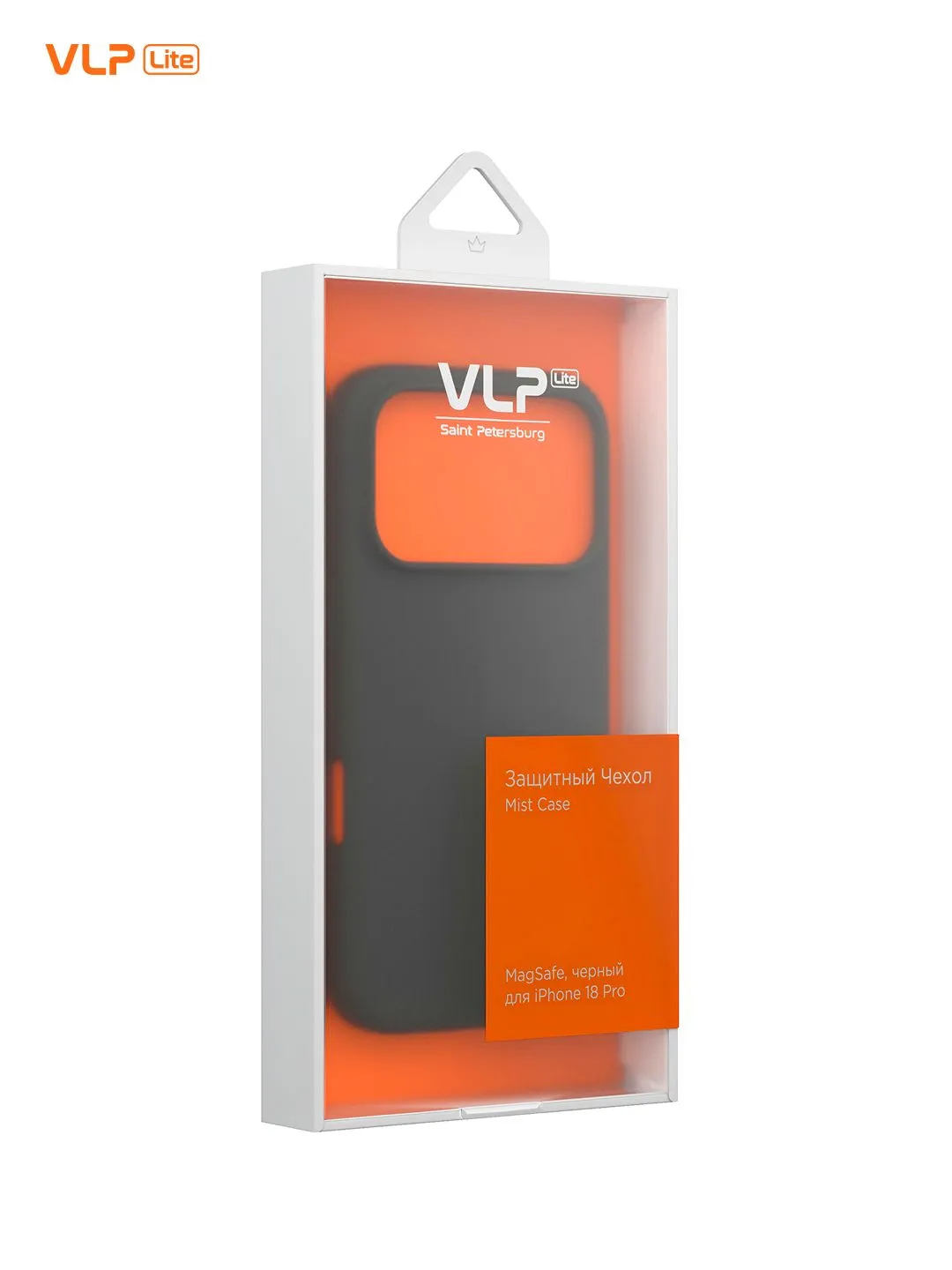Чехол защитный VLP LITE Mist Case с MagSafe для iPhone 18 Pro Max (черный)