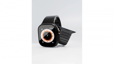 Ремешок блочный VLP Titanium Band 1103002 для Apple Watch 44/45/46/49 мм (черный)