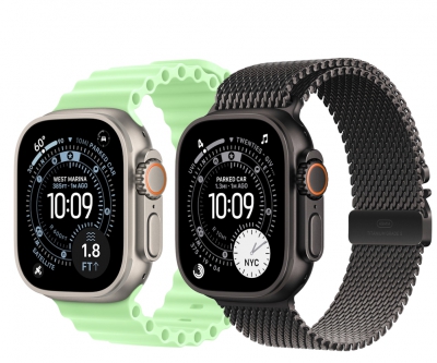 Часы Apple Watch Ultra 3 2025 Cellular, 49 мм, корпус из титана натурального цвета, миланский браслет натурального цвета, размер S (MEWW4)