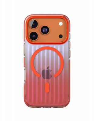 Чехол накладка VLP Pulse Case с поддержкой MagSafe для iPhone 17 Pro Max (оранжевый)