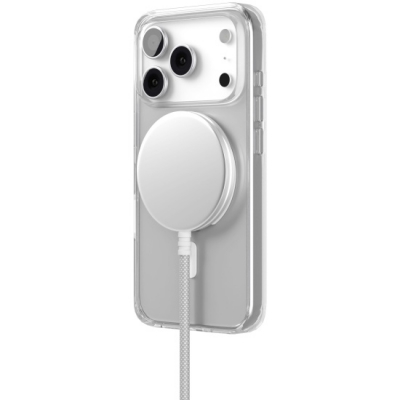 Чехол накладка VLP Diamond Case с поддержкой MagSafe для iPhone 17 Pro Max (прозрачный)