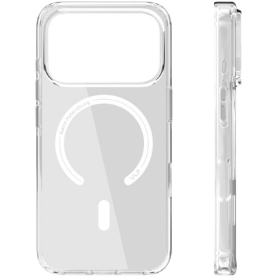 Чехол накладка VLP Diamond Case с поддержкой MagSafe для iPhone 17 Pro Max (прозрачный)