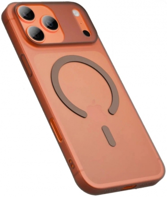 Чехол тонкий накладка Gurdini Slim Series с MagSafe для iPhone 17 Pro Max (пустынный)