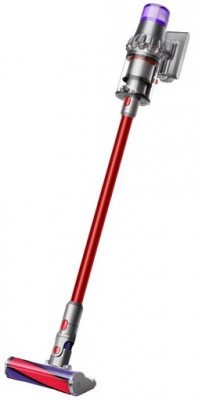 Вертикальный пылесос Dyson V15 Origin Fluffy (SV51), железный никель/красный