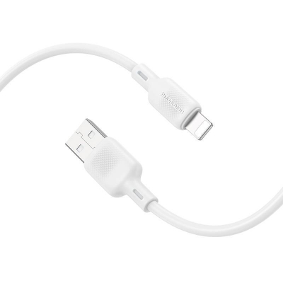 Кабель USB-A to Lightning BOROFONE BX113 2,4A 1м (белый)