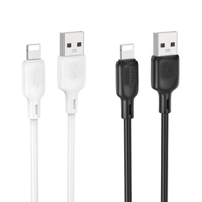Кабель USB-A to Lightning BOROFONE BX113 2,4A 1м (белый)