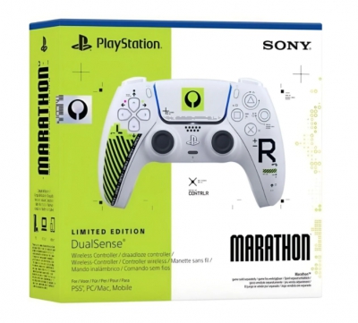 Геймпад Sony PlayStation 5 DualSense Marathon Limited Edition (белый зеленый)