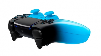 Геймпад Sony PlayStation 5 DualSense Rhythm Blue (черный синий)