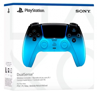 Геймпад Sony PlayStation 5 DualSense Rhythm Blue (черный синий)