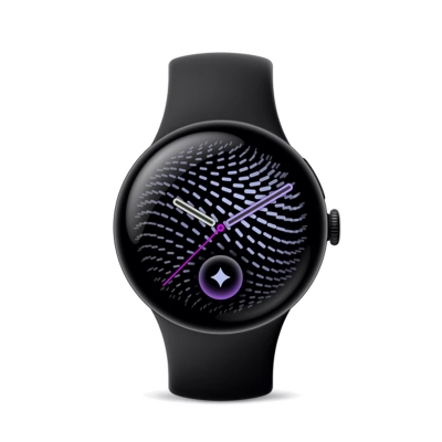 Часы Google Pixel Watch 5, 45 мм, корпус чёрного цвета, ремешок чёрного цвета (Black/Obsidian)