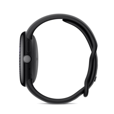 Часы Google Pixel Watch 5, 45 мм, корпус чёрного цвета, ремешок чёрного цвета (Black/Obsidian)