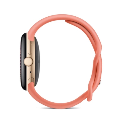 Часы Google Pixel Watch 5, 41 мм, корпус золотого цвета, ремешок персикового цвета (Gold/Canyon)