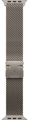 Часы Apple Watch Ultra 4 Cellular, 49 мм, корпус из титана натурального цвета, миланский браслет натурального цвета, размер S (MJA84)