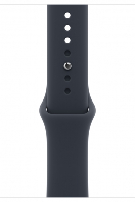 Часы Apple Watch Series 12, 46 мм, корпус из алюминия цвета «серый космос», спортивный ремешок синего цвета, размер M/L (MJEJ4)