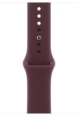 Часы Apple Watch Series 12 Cellular, 46 мм, корпус из титана цвета «сияющее золото», спортивный ремешок бордового цвета, размер M/L (MJGT4)