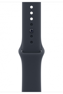 Часы Apple Watch Series 12 Cellular, 46 мм, корпус из керамики цвета «тёмная ночь», спортивный ремешок синего цвета, размер M/L (MJH44)