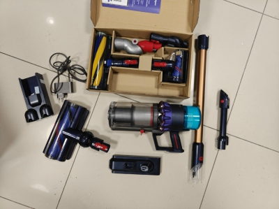 Вертикальный пылесос Dyson Gen5Detect Absolute (SV23), синий/медь (замена мотора)