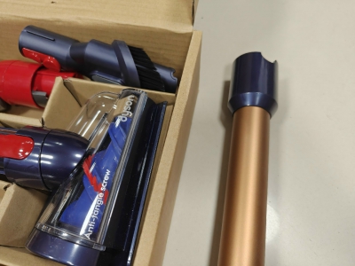 Вертикальный пылесос Dyson Gen5Detect Absolute (SV23), синий/медь (замена мотора)