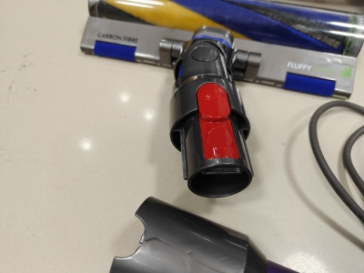 Вертикальный пылесос Dyson Gen5Detect Absolute (SV23), никель/фиолетовый замена мотора