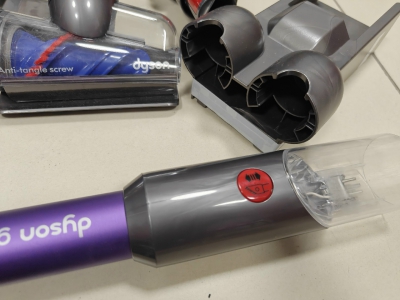 Вертикальный пылесос Dyson Gen5Detect Absolute (SV23), никель/фиолетовый замена мотора
