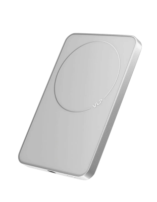Металлический Внешний аккумулятор VLP Diamond Energy с поддержкой Magsafe  Qi2/SSB 5000mAh/3A/USB-C/CCC (белый)