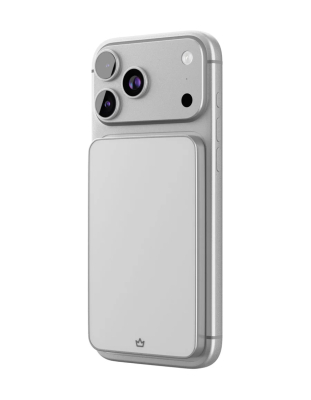 Металлический Внешний аккумулятор VLP Diamond Energy с поддержкой Magsafe  Qi2/SSB 5000mAh/3A/USB-C/CCC (белый)