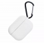 Чехол силиконовый  iNeez для AirPods 3 с карабином (белый) цена
