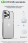 Чехол накладка Gurdini Alba Series Protective для iPhone 13 Pro (черный полупрозрачный) Екатеринбург
