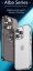 Чехол накладка Gurdini Alba Series Protective для iPhone 13 Pro (черный полупрозрачный) цена