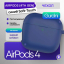 Чехол силиконовый Gurdini для Airpods 4 (темно синий) цена