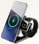 Беспроводная зарядная станция на три устройства VLP Delta Power 3 in 1 с Magsafe для iPhone/Apple Watch/Airpods Qi2 1093001 (черный) цена